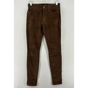 JOE"S Jeans Womens 26 Skinny Visionaire Corduroy Pants Stretch Cotton Brown